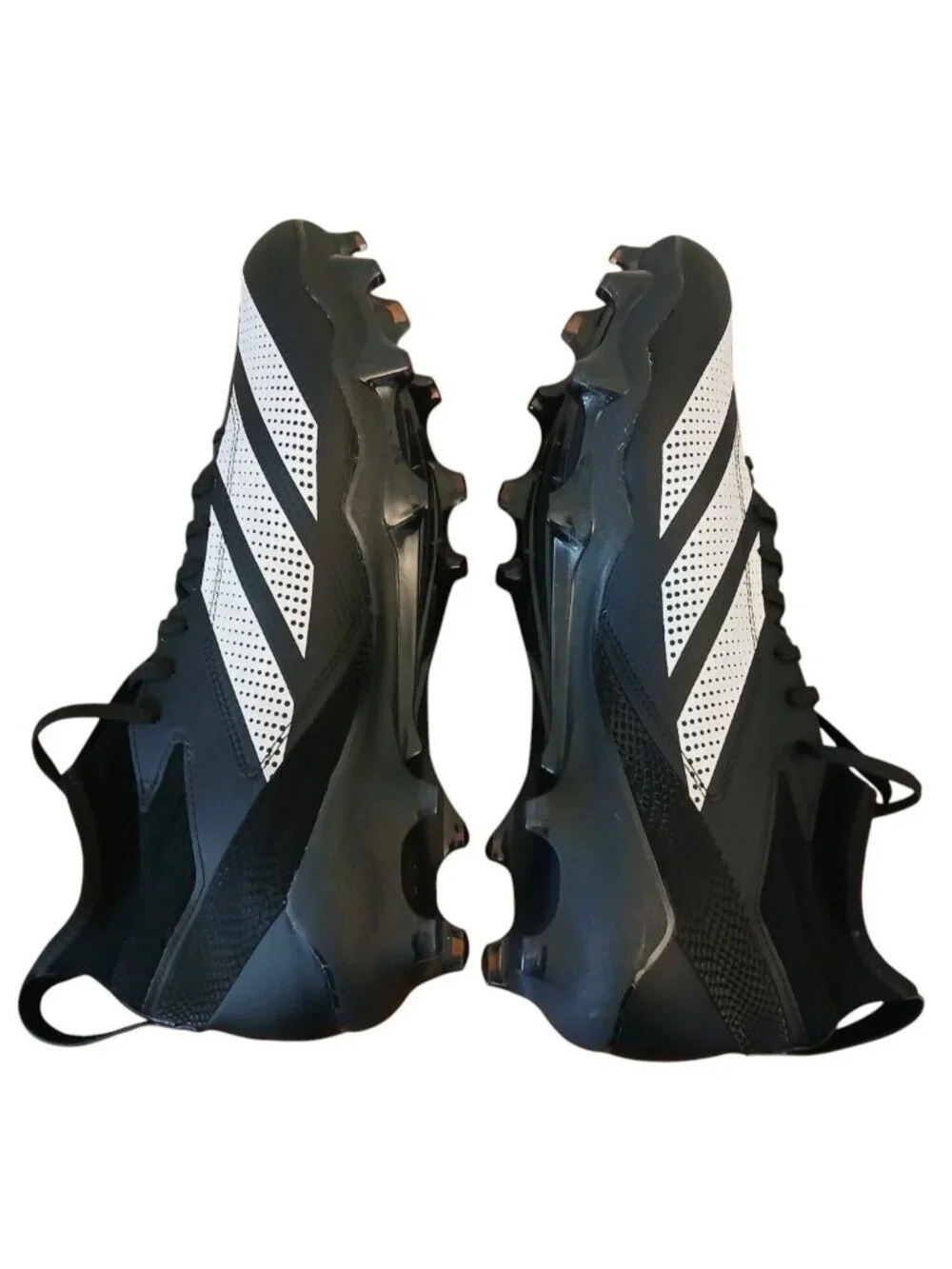 Adidas Adizero Impact Black/White Football Cleats Shoes IE1413 Men's‎ Size 8 NWT